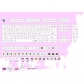 Trendy Video Games 104+48 XDA profile Keycap PBT Dye-subbed Cherry MX Keycaps Set Mechanical Gaming Keyboard